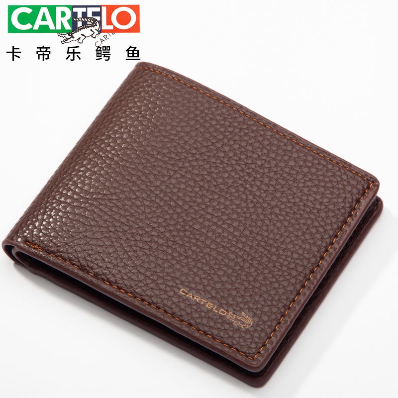 ▧ ví cartelo ví da bò lớp đầu trẻ trung chính hãng cho nam ví công sở và đi chơi