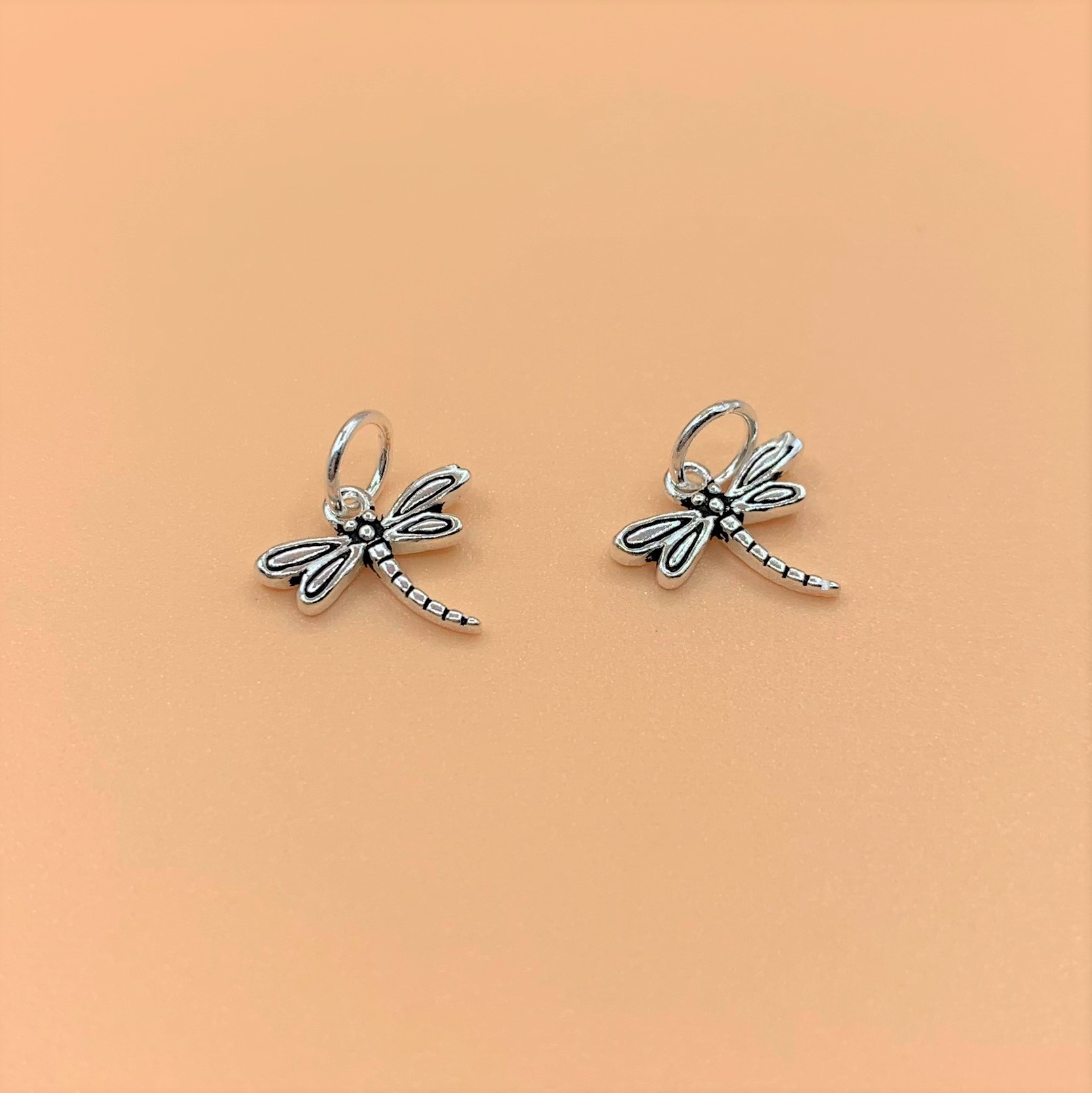 Charm bạc thái móc treo chuồn chuồn - Charm Bạc 925 - Mã CA186