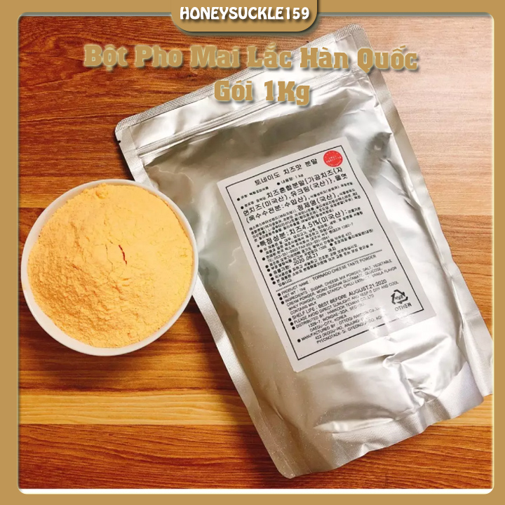 Bột Phomai ,Bột Phô Mai Dùng Pha Chế, Nấu Ăn, Lắc Khoai Tây Hàn Quốc Gói 1kg