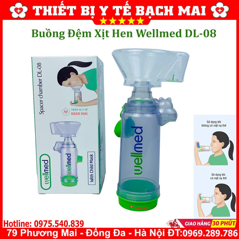 Buồng Đệm Xịt Hen Wellmed DL-08