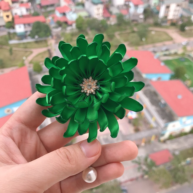 Hoa Cúc Cài Áo Dạ/Áo Dài/Vest [HANN HANDMADE - Hoa cài áo, phụ kiện thời trang sỉ]