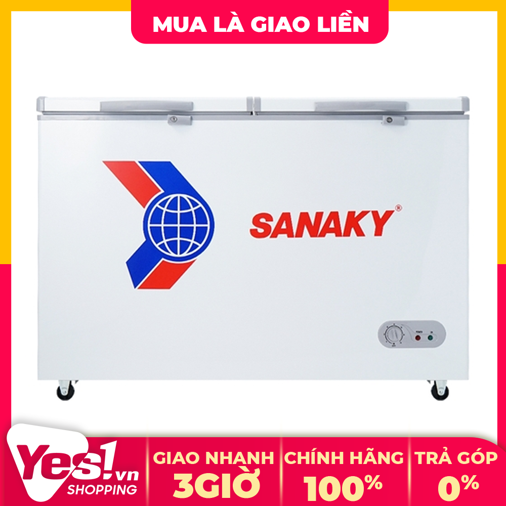 Tủ đông sanaky vh-405a2 400 lít - bảo hành chính hãng - voucher 10% lên đến 800k
