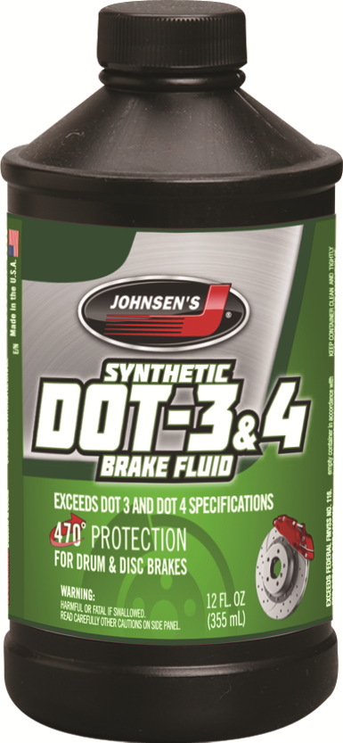 Dầu phanh Johnsen's DOT-4  355ML - Made in USA