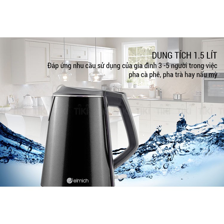 Ấm đun nước siêu tốc Elmich 1.5L KEE-1785 (Giá áp dụng giao tại HN, HCM& các tỉnh liên hệ shop)