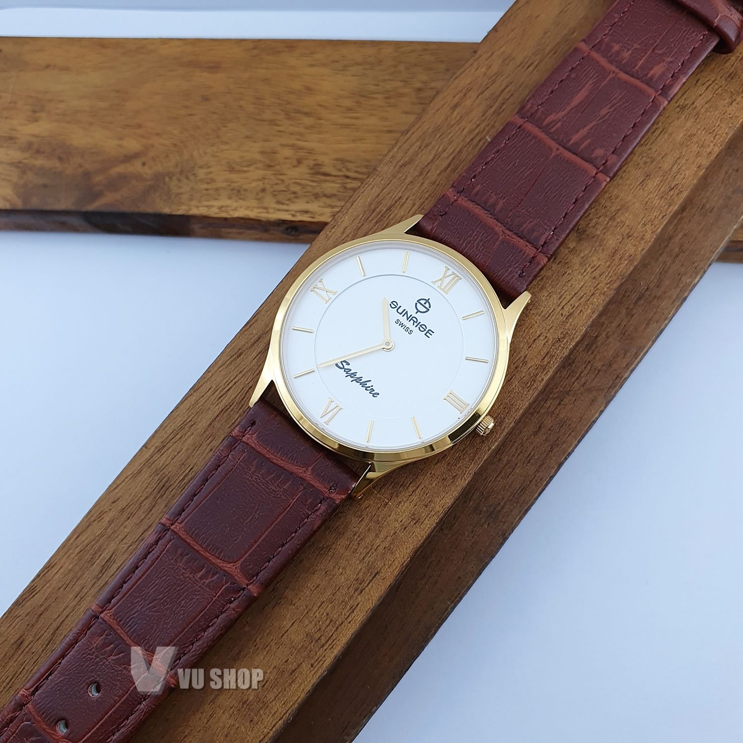 Đồng hồ nữ SUNRISE DL736PWC - KÍNH SAPPHIRE