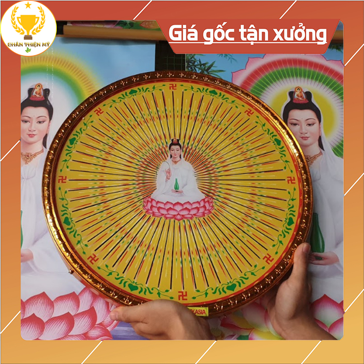 Đèn Thờ Hào Quang Quan Âm Bồ Tát chuyển động hiệu ứng cao cấp - Chân Thiện Mỹ