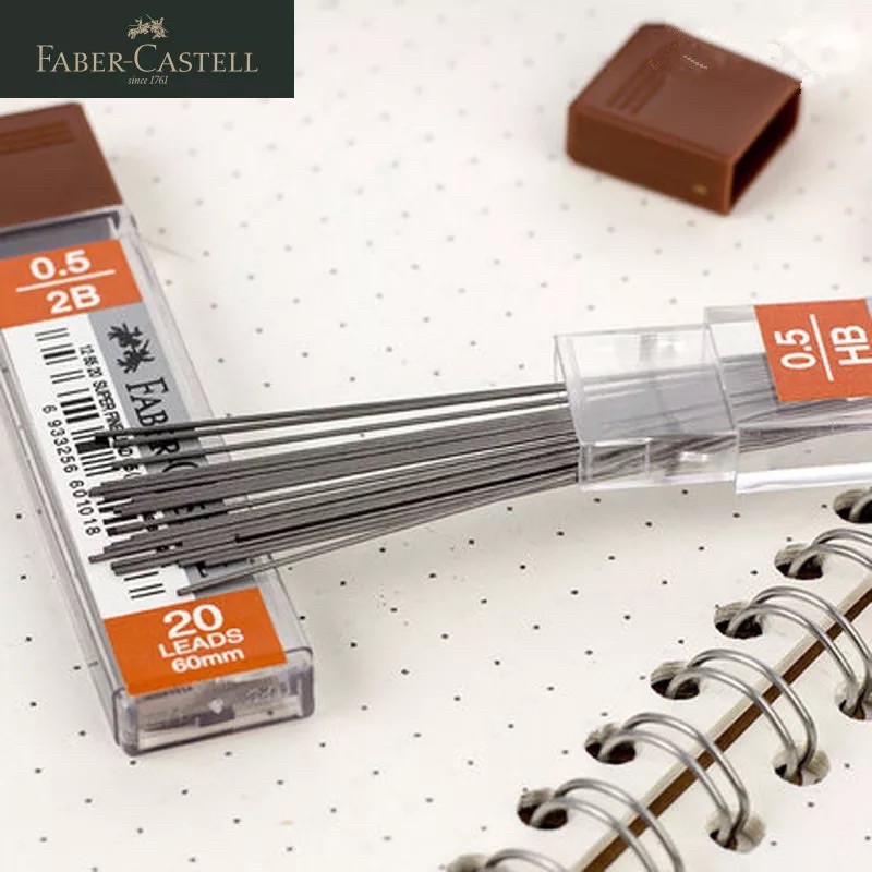 [HCM]Ngòi Chì Kim 0.5 Faber Castell 2B