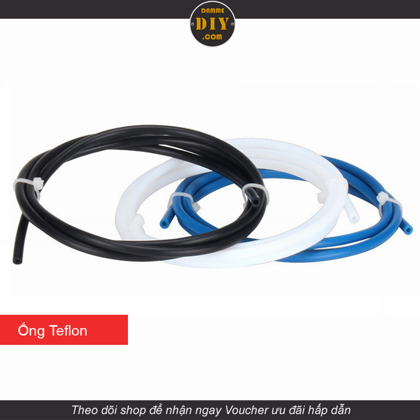 Ống Teflon dẫn nhựa máy in 3D - 1 mét