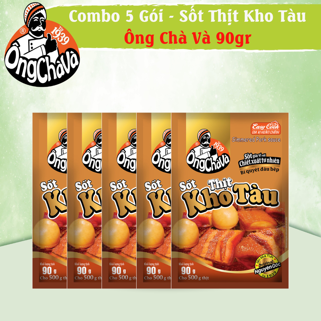 5 packs of Simmered Pork sauce 90g