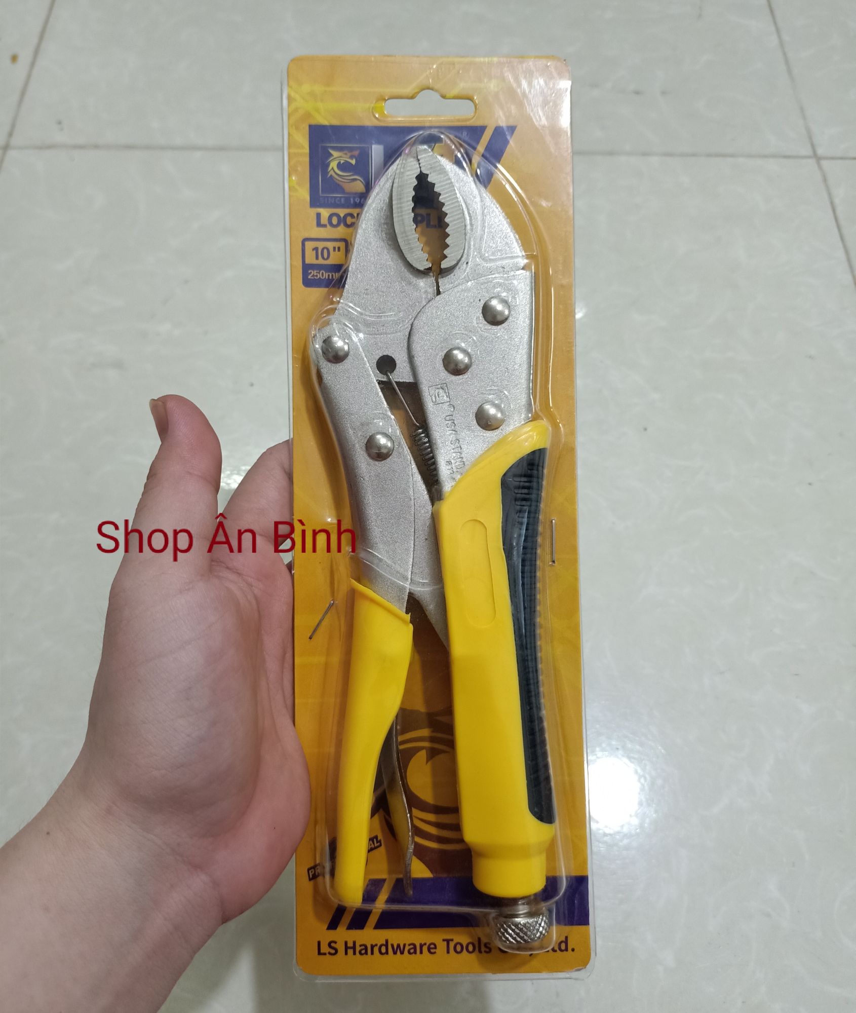 Kèm Bấm Chết 10 inch 250mm Loại Tốt Có Vỏ Bọc Tay Cầm