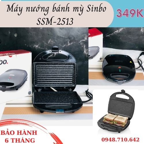 Máy Nướng Bánh Mỳ Sinbo SSM-2513 dành cho gia đình [trợ giá vận chuyển hôm nay]