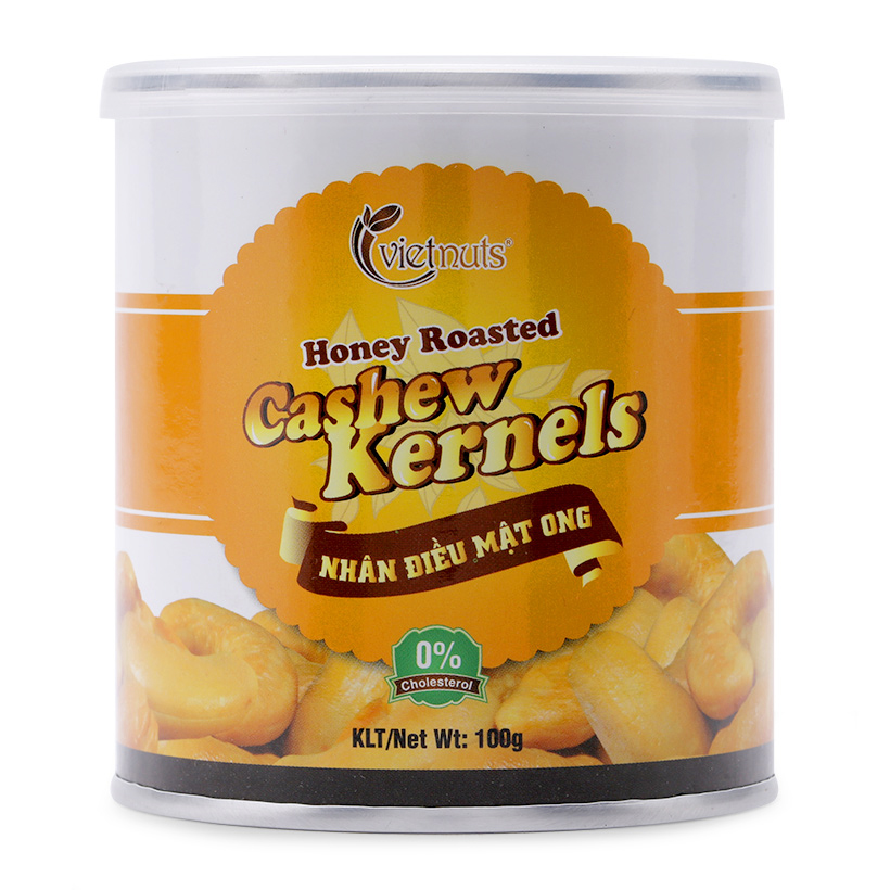Bộ 2 hộp hạt điều mật ong Vietnuts 100g