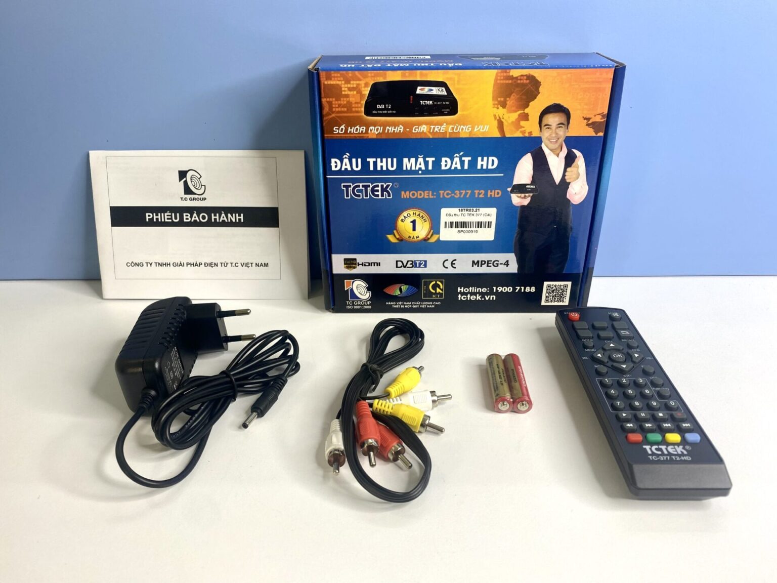 Đầu thu DVB T2 TCTEK TC 377