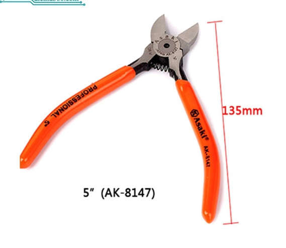 Kìm cắt Asaki,kìm cắt vát Asaki AK-8147, AK-8148, AK-8154,kềm cắt mỏ nghiêng asaki,kềm cắt asaki,kìm cắt chân mạch điện tử,kìm cắt nhựa