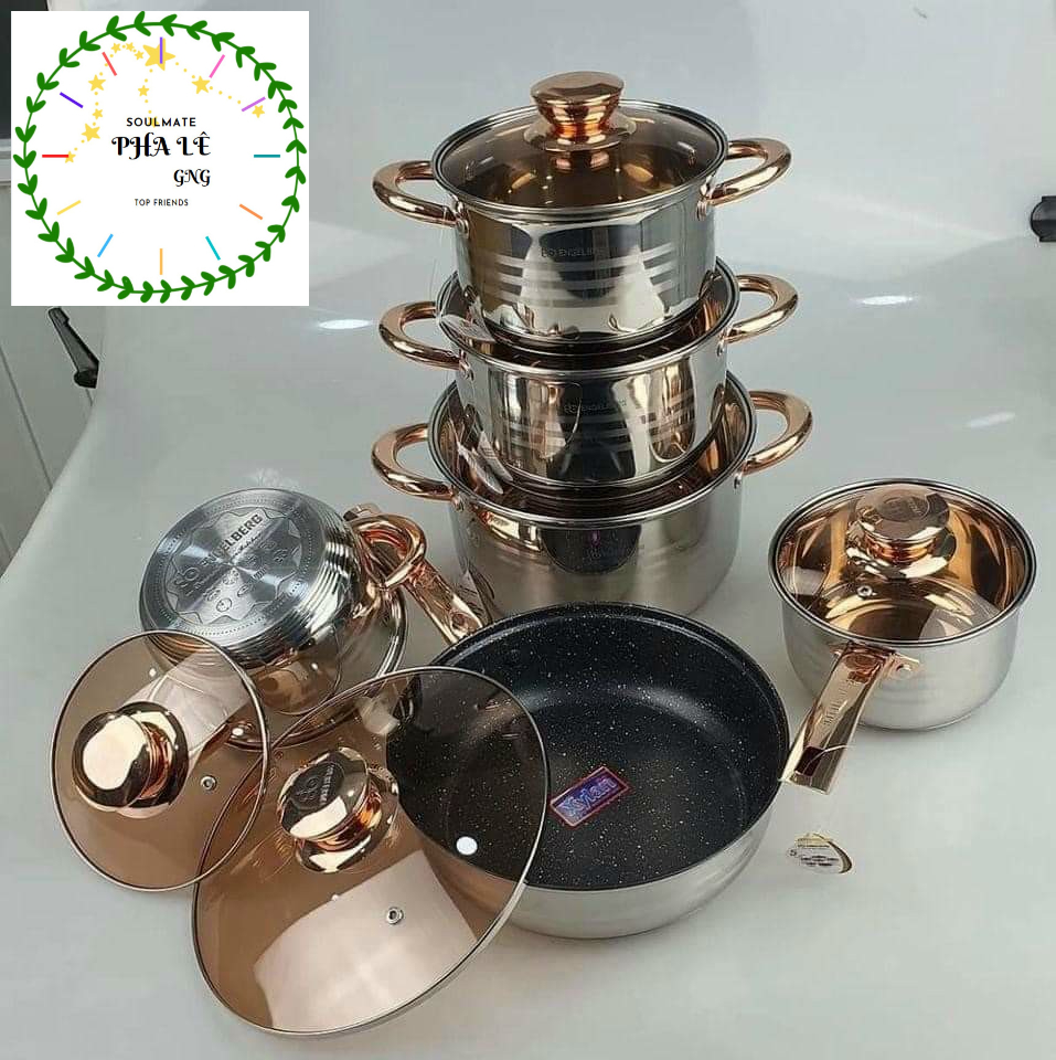 BỘ NỒI 6 MÓN VUNG KÍNH ANGELBERG