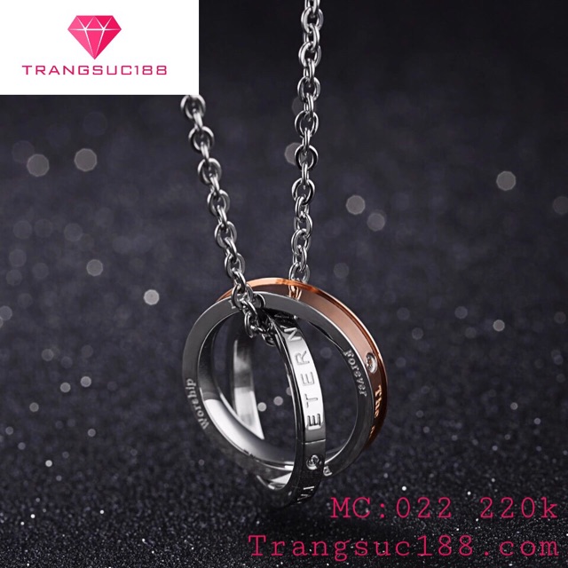 [HCM]Lắc tay inox nam 2 dây cá tính LN105