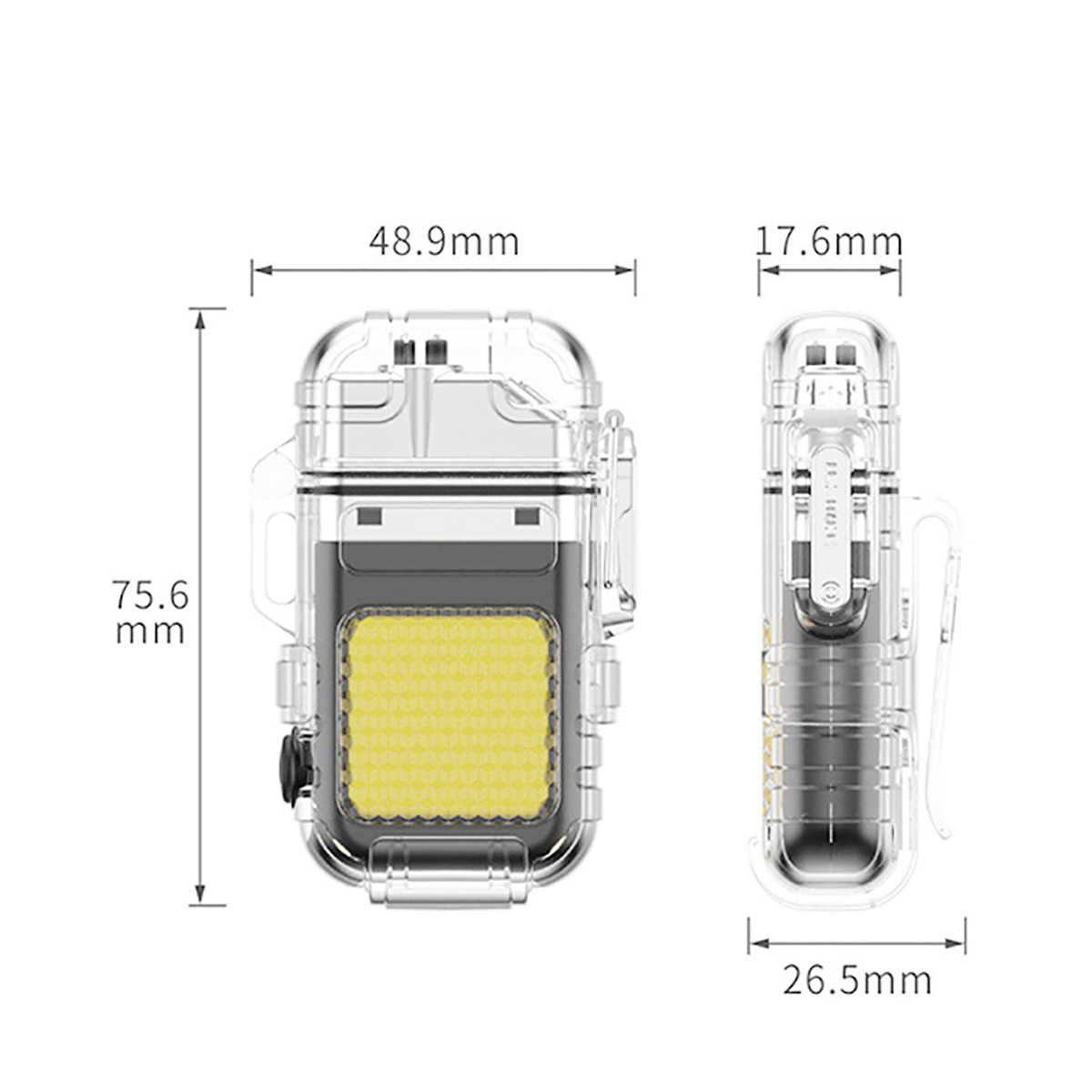 Đèn Flash Led mini siêu sáng 3in1 đa năng có Pin sạc USB