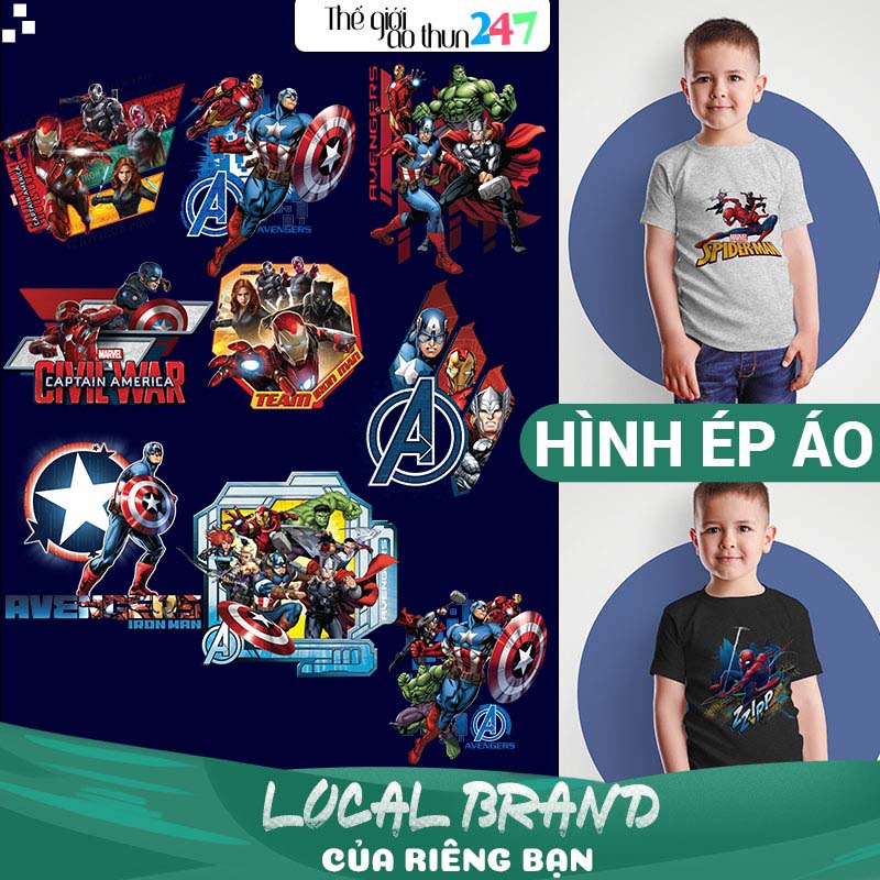 [Hình ủi, ép nhiệt] Hình siêu nhân cho trẻ SN1