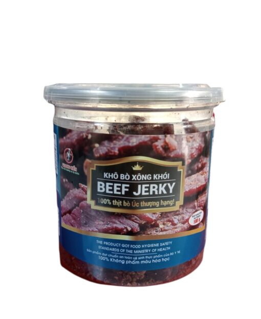 Beef Jerky Khô bò xông khói (Beef jerky dried beef bacon)
