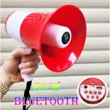 Loa Phóng Thanh 50w Có Bluetooth Full Box, Loa Cầm Tay Có Mic Ghi Âm Tặng Kèm Pin, Cáp Sạc Đầy Đủ NEW 100%