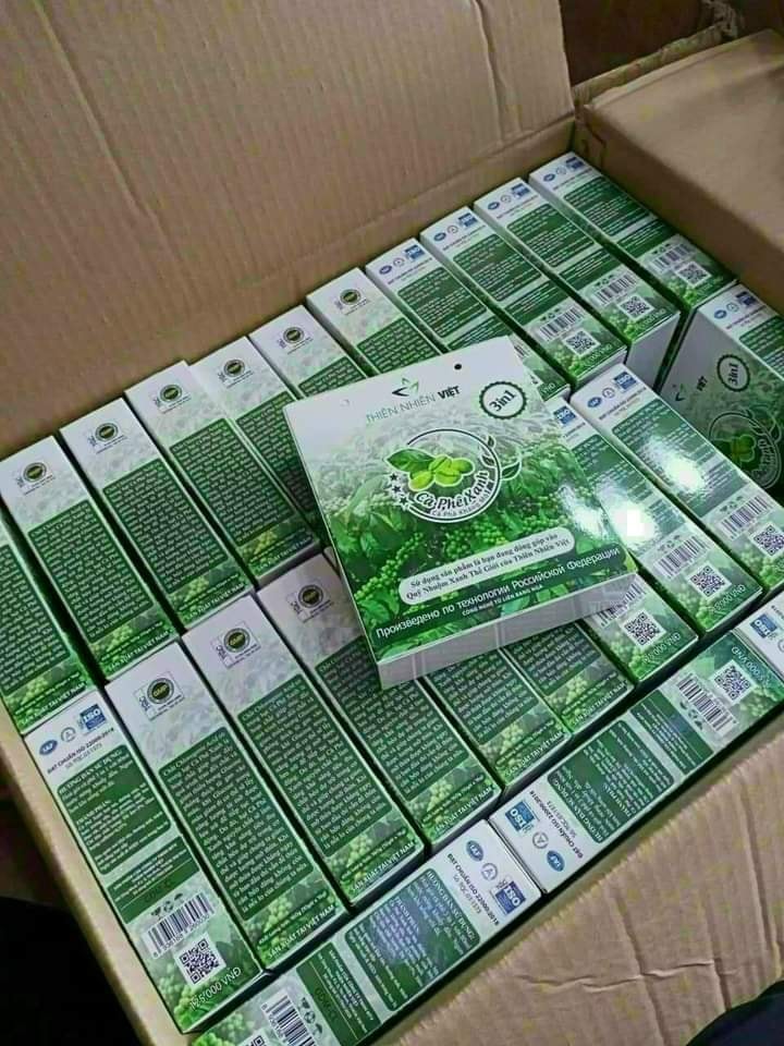 Cà phê xanh kháng mỡ thiên nhiên việt