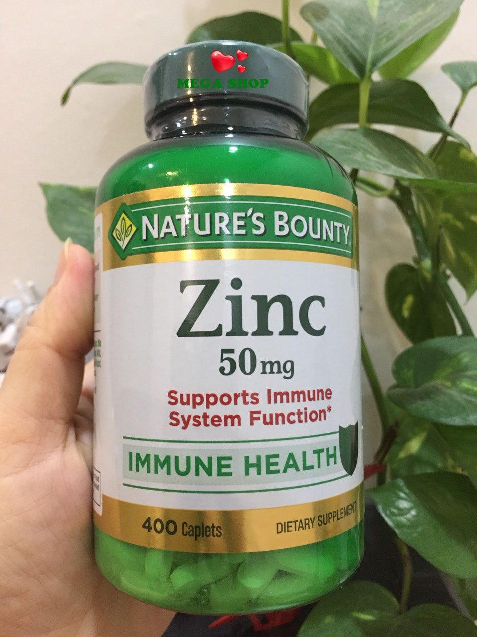 Bổ sung kẽm nature’s bounty zinc 50mg - hàng mỹ