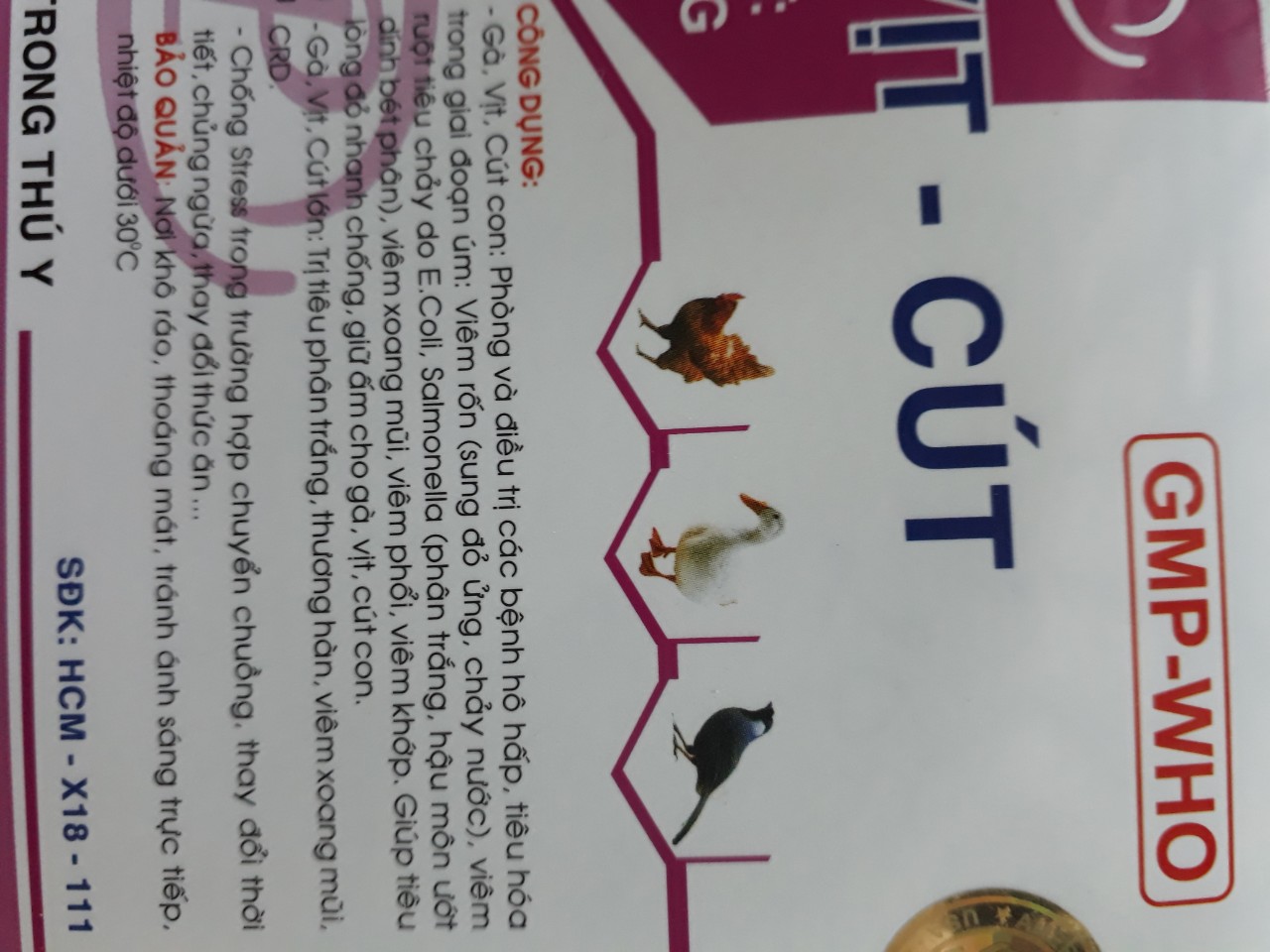 Úm gà vịt cút 100g