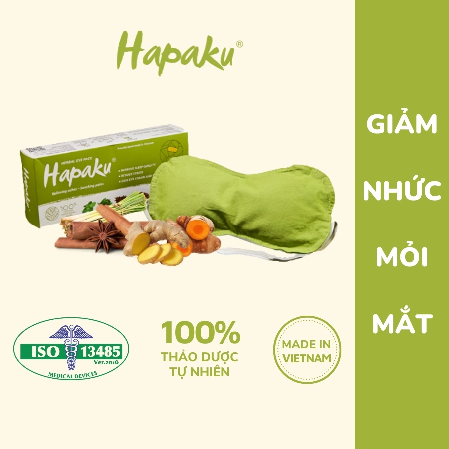 Túi Chườm Mắt Thảo Dược Tự Nhiên Giảm Đau Mỏi Mắt Thư Giãn Giảm Quầng Thâm