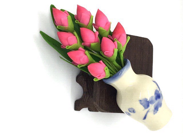 BÌNH HOA SEN MINI ĐẤT SÉT THÁI