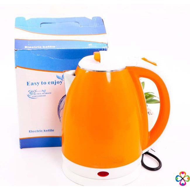 Ấm đun nước siêu tốc 2 lớp màu - ấm siêu tốc - bình siêu tốc - ấm đun siêu tốc - bình đun siêu tốc - ấm siêu tốc chính hãng - ấm đun nước - bình đun nước - bếp ấm đun nước - đồ gia dụng nhà bếp - Bảo hàng 12 tháng