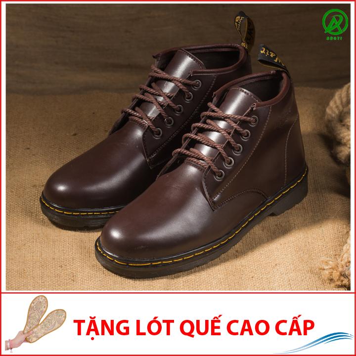Giày Dr Nam Cổ Lửng Đế Khâu Da Trơn-M354LQ-NAU