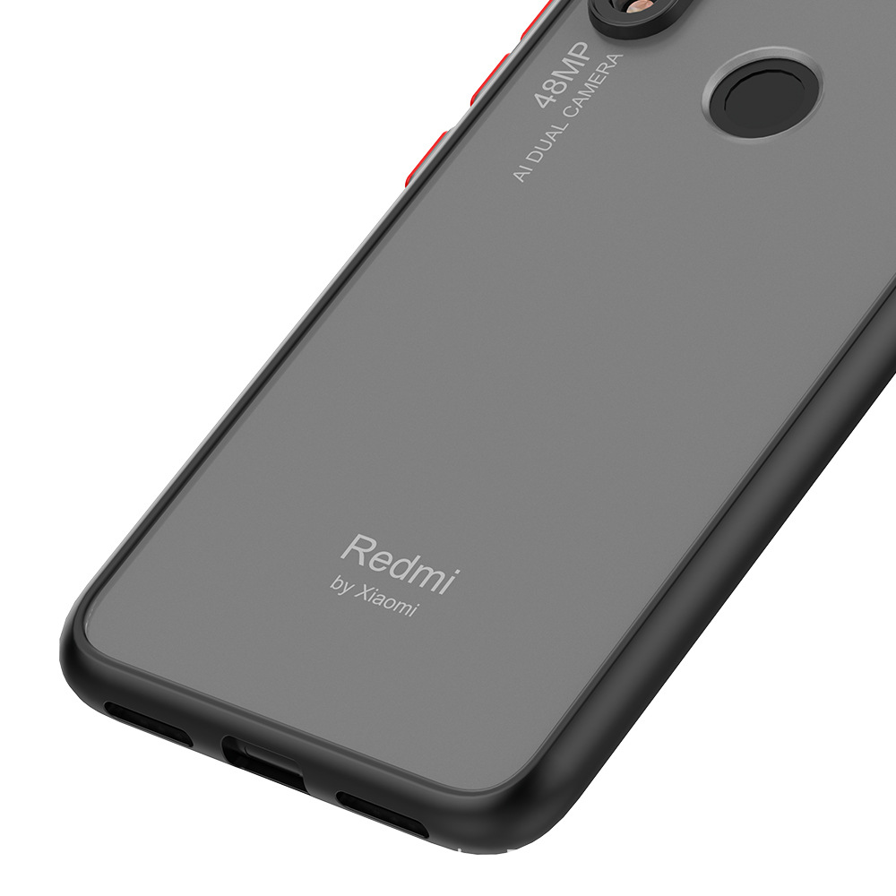 Ốp lưng Redmi Note 11 Pro Note 11s Note 7 Note 8 Note 9  Pro Note 9s Note 10 10s 9T 9A Mi 11 Lite 5G đen nhám [Basic]