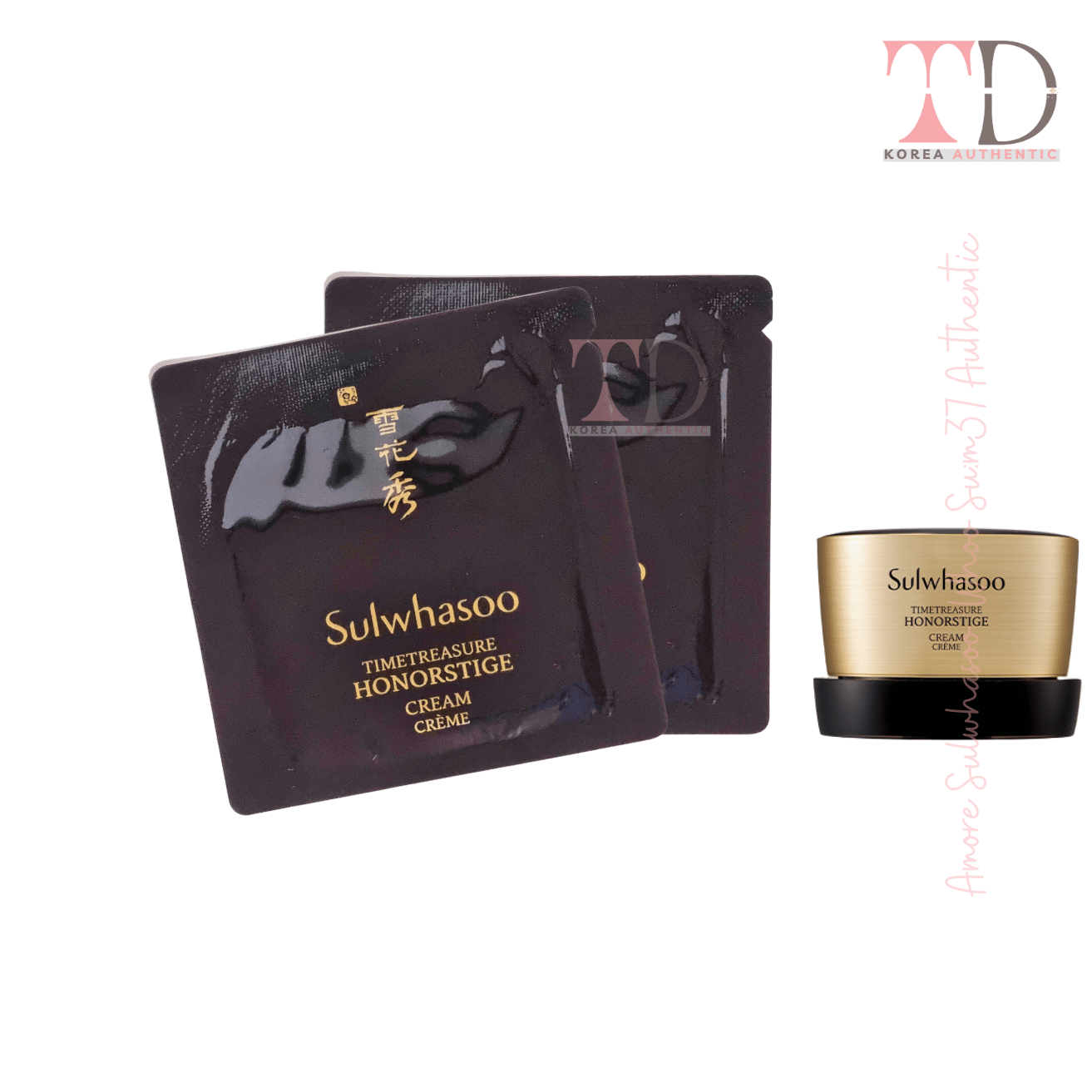 1 hoặc 5 gói kem dưỡng Sulwhasoo hắc linh chi đen quý hiếm gói 1ml Sulwhasoo Timetreasure Honorstige cream chống lão hoá đỉnh cao toàn diện tloskorea cũ