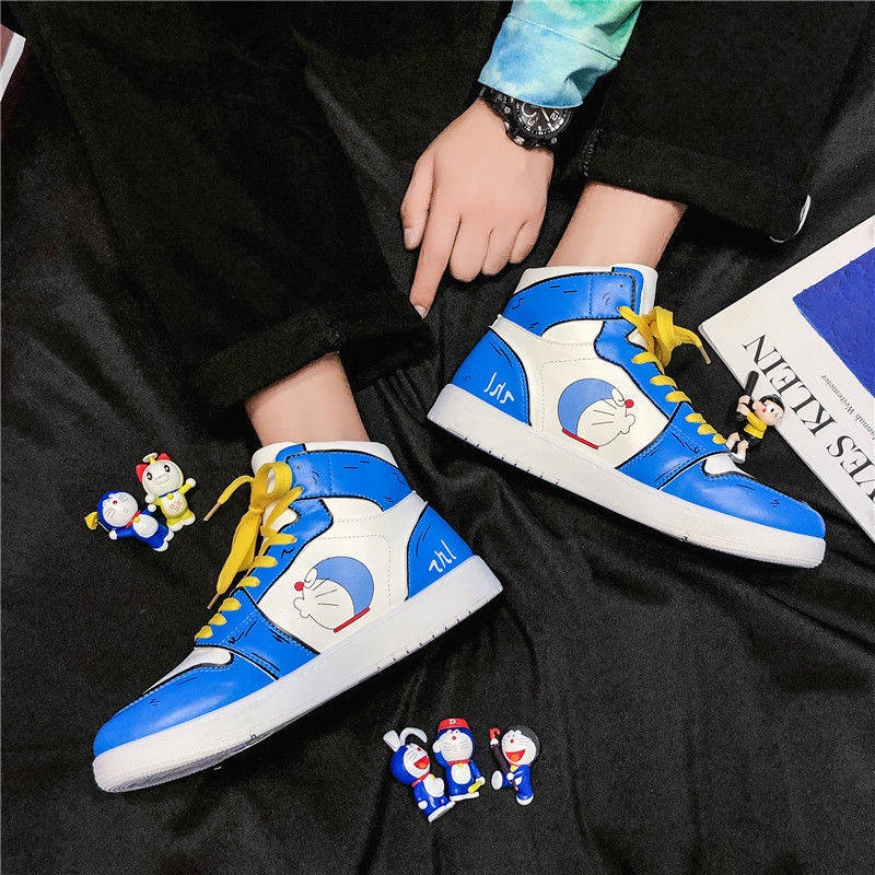 Doraemon anime aj giày nam nữ cao cấp