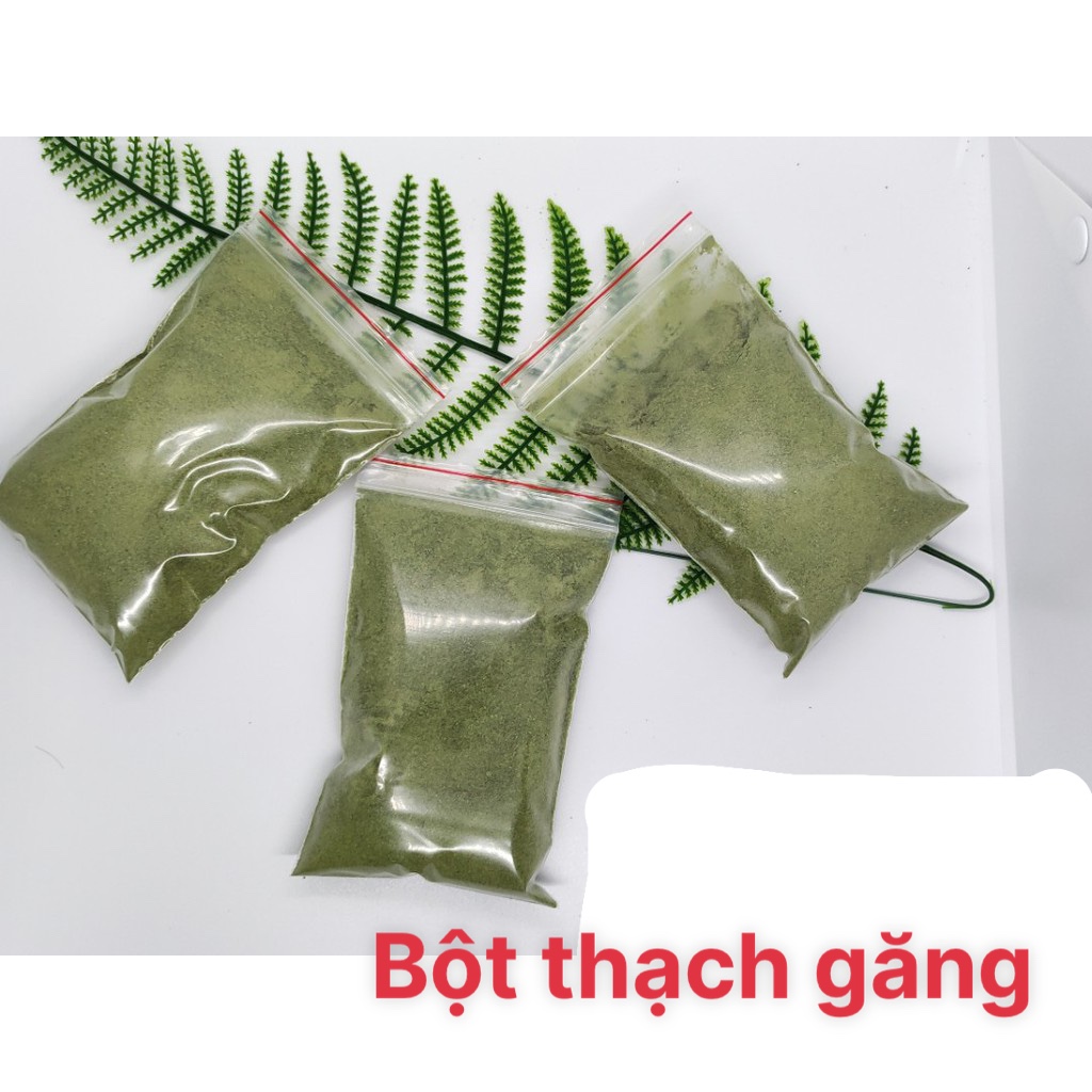 bột thạch găng xanh thơm ngon không chua(tặng vôi)