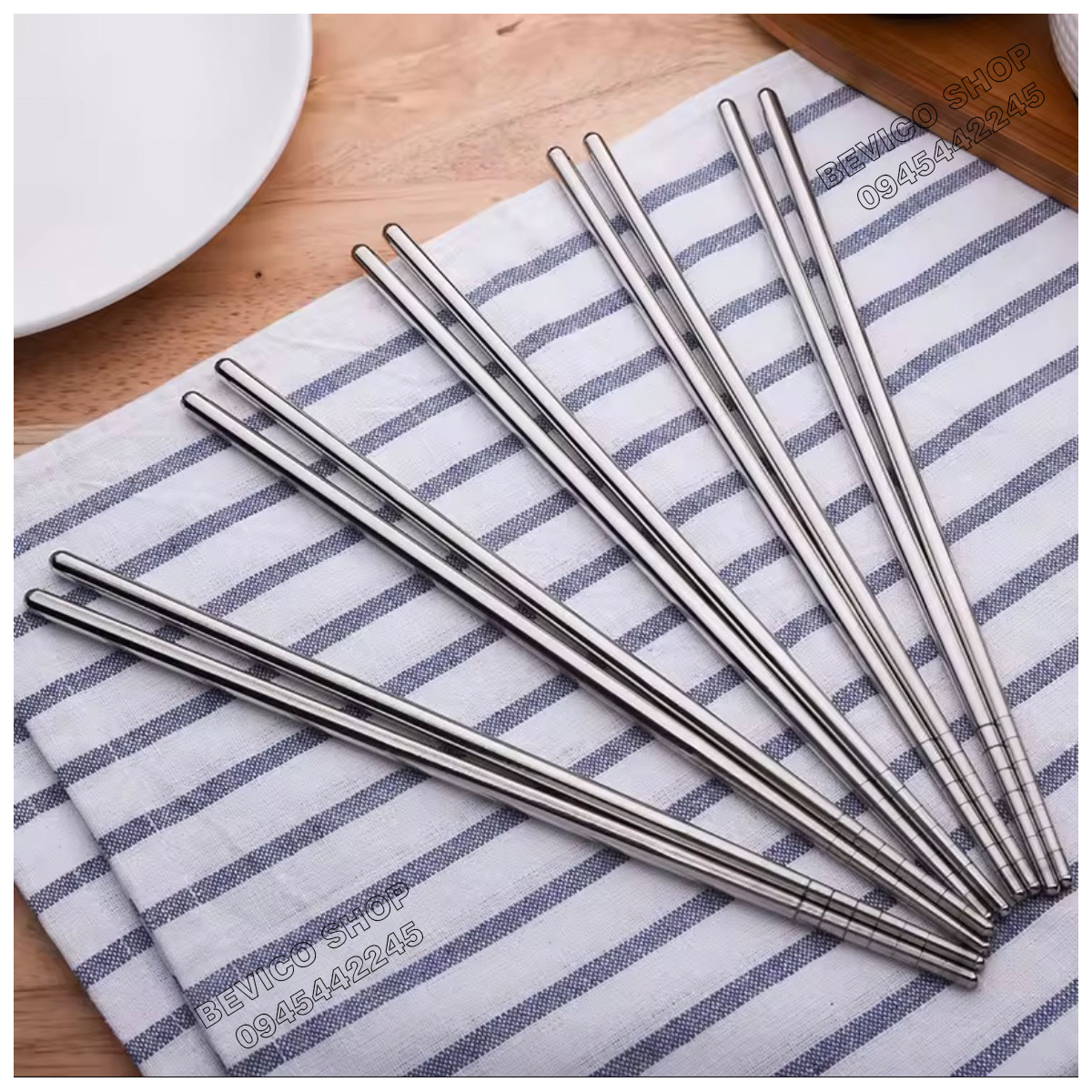 Blister 5 double stainless steel chopsticks | dining chopsticks Rice