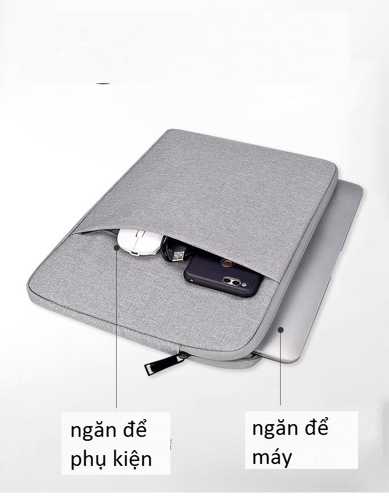 [HCM]Túi chống sốc laptop 2 ngăn