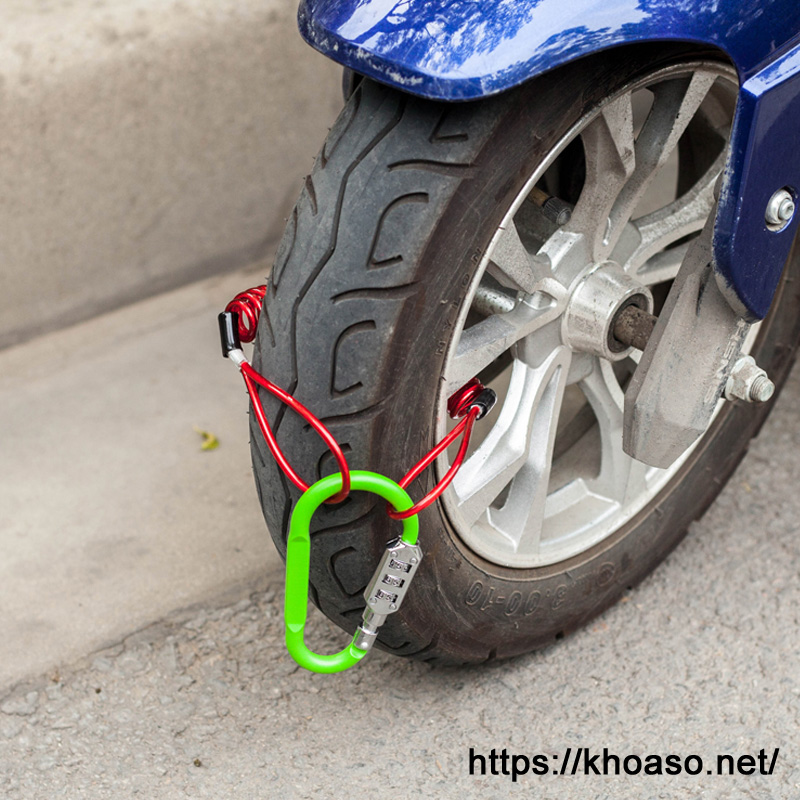 Khóa xe đạp, nón bảo hiểm
