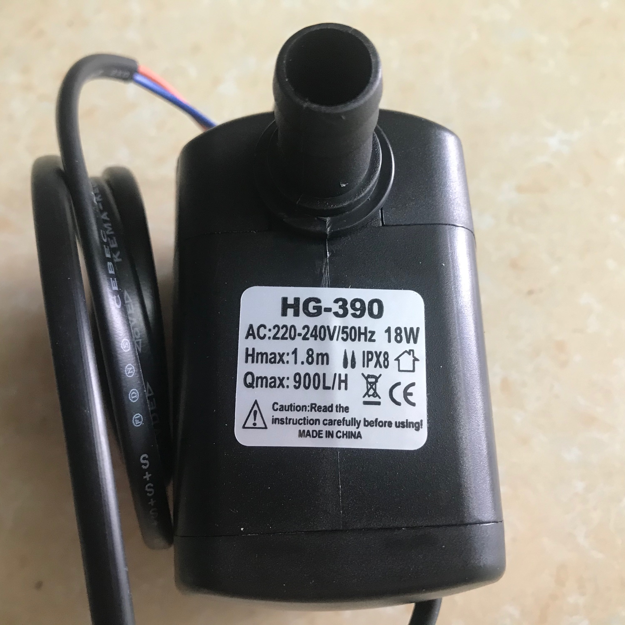 Bơm chìm 18w (quạt hơi nước )