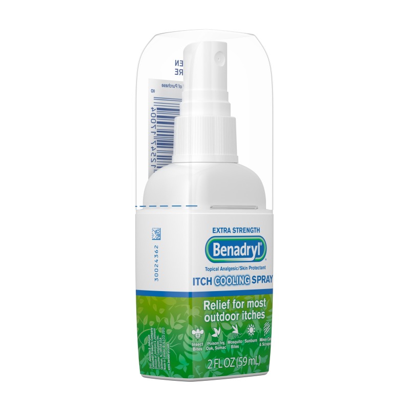 [HCM]CHAI XỊT TRỊ NGỨA CÔN TRÙNG CẮN VIÊM DA Benadryl Extra Strength Anti-Itch Spray 59ml
