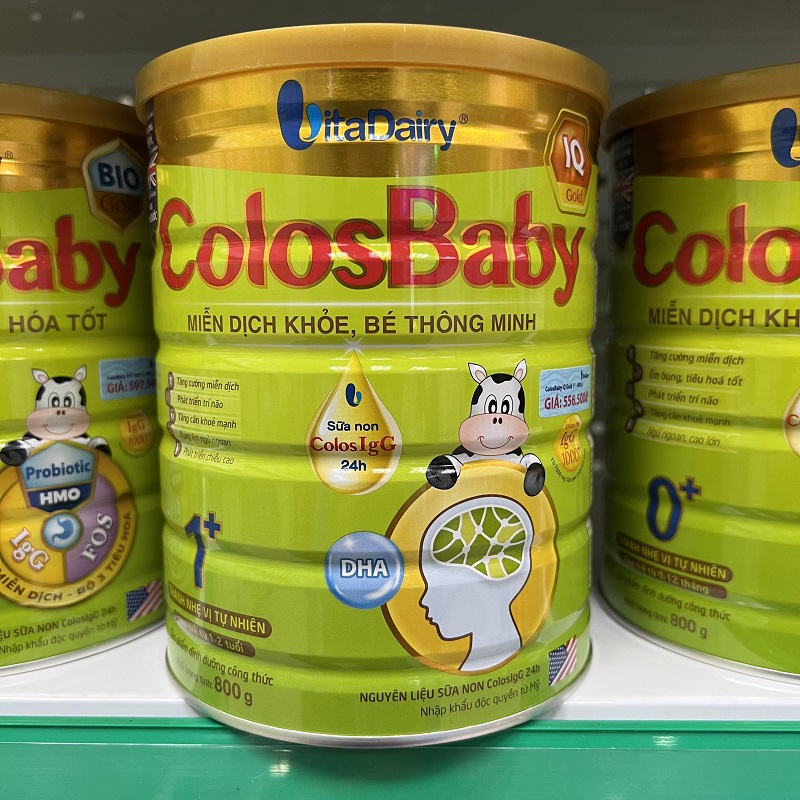 (Hỏa Tốc HCM) Sữa Colosbaby IQ 0+, 1+, 2+ 800gr ( Date Mới, Có Tích Điểm)