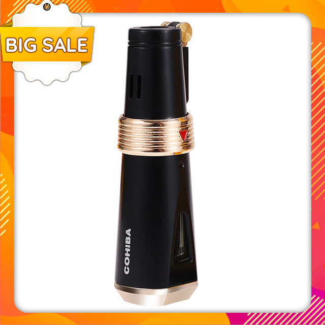 Vỏ Hộp Quẹt Bật Lửa ga đá khò 1 tia để bàn Cob-a02, thiết kế nhỏ gọn, nhìn thấy ga - Vỏ Hộp Quẹt Bật Lửa khè - Vỏ Hộp Quẹt Bật Lửa độc lạ  (KHÔNG XĂNG, KHÔNG GAS)