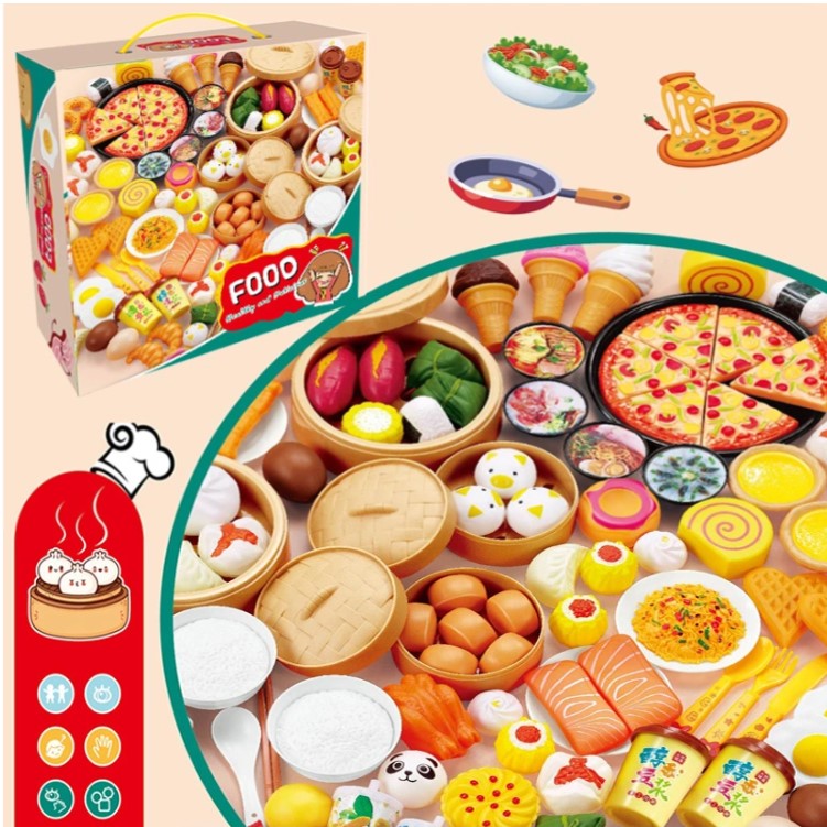 Bộ đồ chơi bánh 88 chi tiết, đồ chơi nấu ăn cho bé đủ món