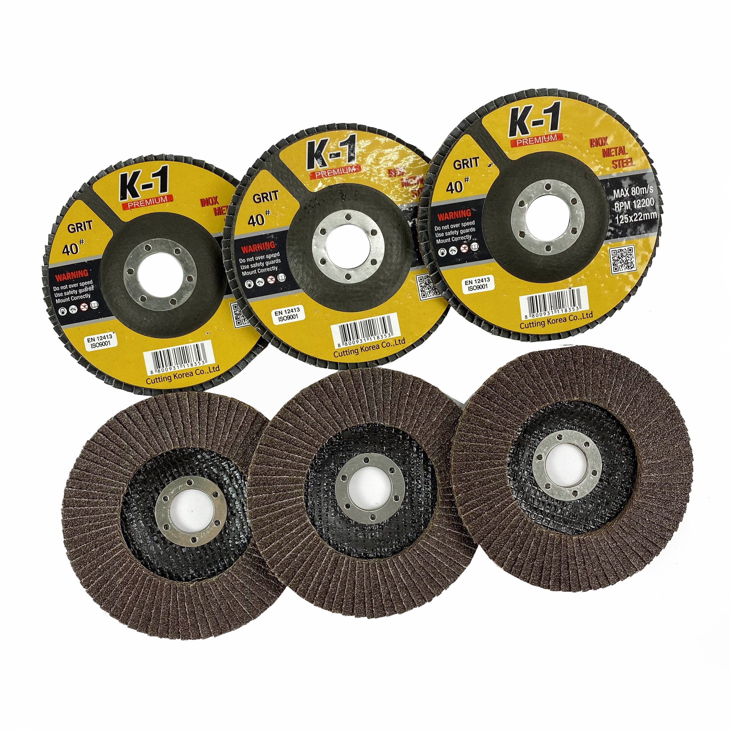 Đá nhám xếp D125 40# thương hiệu K1