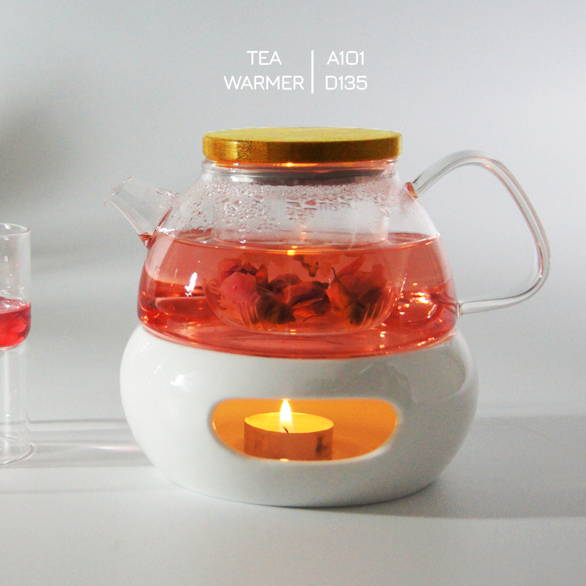 Tea warmer handmade Flos A101
