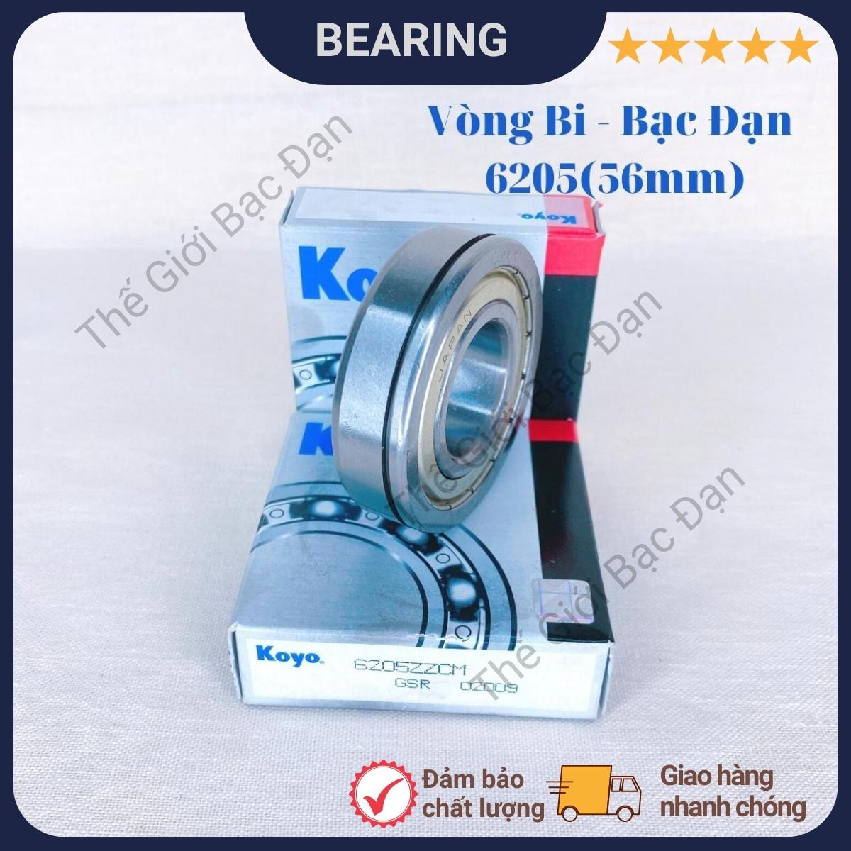 Vòng bi bạc đạn 6205 (56mm) ZZCM KOYO -Thế Giới Bạc Đạn