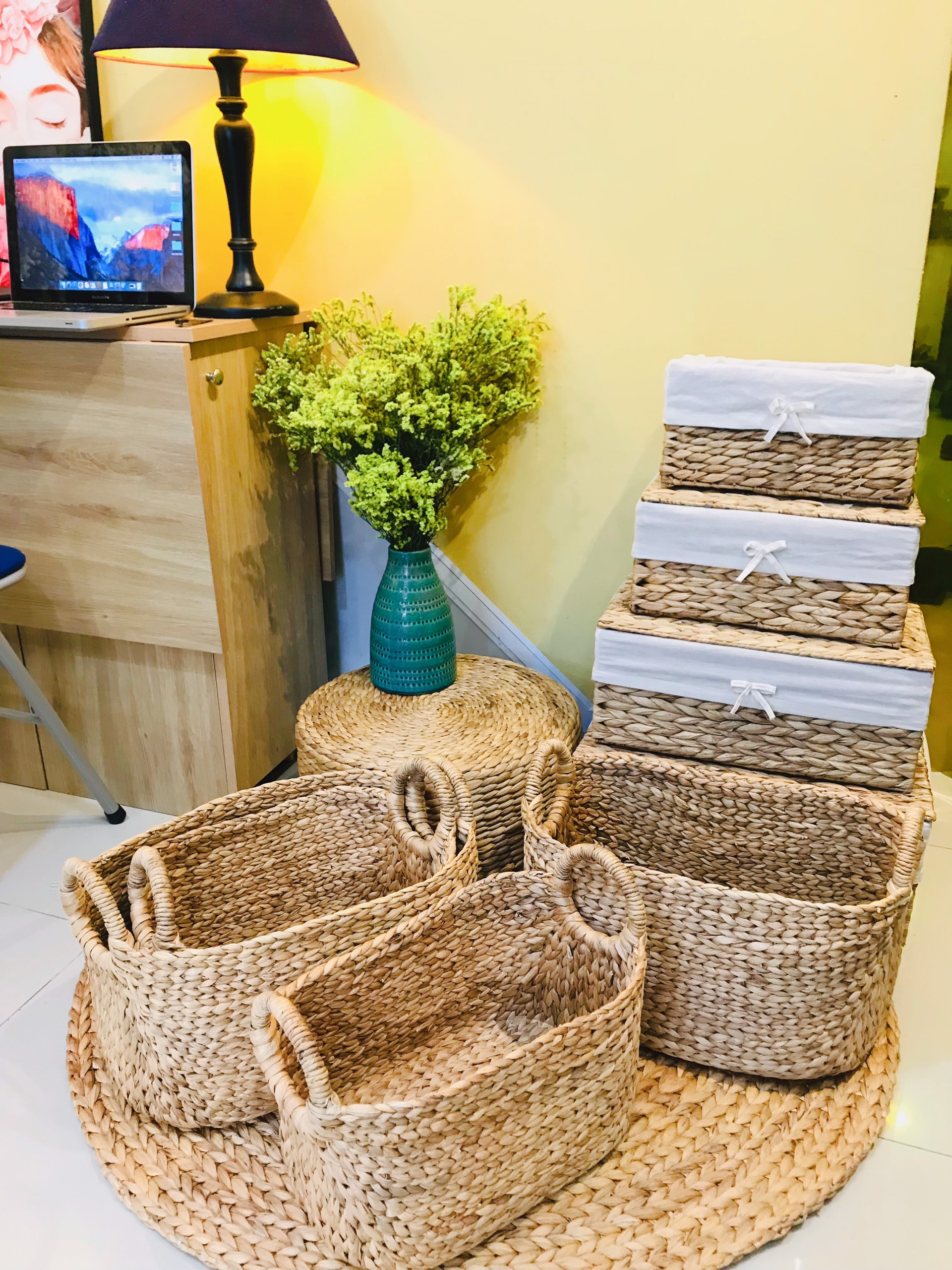 Giỏ Lục Bình Oval Đựng Đồ Đa Năng & Trang Trí Nhà Cửa