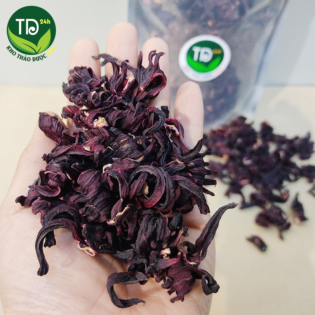 Hoa Atiso đỏ khô (Hoa bụp giấm/Hoa Hibiscus) [100 gram] I Kho Thảo Dược 24h