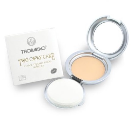 Phấn trang điểm trắng da Two Way Cake Thorakao 10g - Trắng