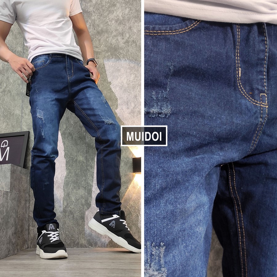 [HCM]Quần jean nam Muidoi Q156 (Xanh)